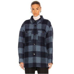 Isabel Marant Etoile - Women's Oversize Plaid Wool Coat